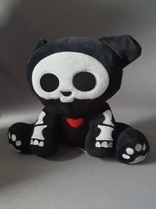 2022 Skelanimals Skelcat Deluxe "KIT" the Skeleton Cat 8” Plush - Picture 1 of 14