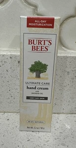 Burts Bees Ultimate Care Hand Cream w/ Baobab Oil Burt’s Very Dry Skin 3.2oz - Picture 1 of 2