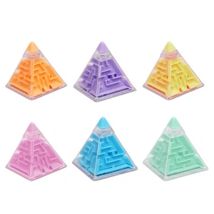 Pyramid Maze 3D Gravity Memory Puzzle Toy Portable Educational Brain  - Picture 1 of 12