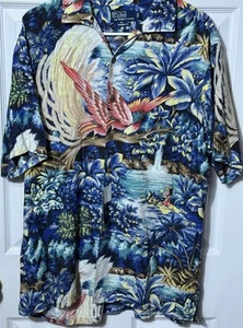 Polo Ralph Lauren Herren Viskose Camp Hemd Gr. L Neu, RAR Freizeit Tropical - Bild 1 von 8
