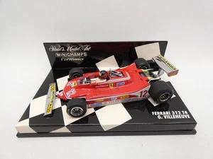 Ferrari 312 T4 Gilles Villeneuve #12 1979 1/43 Minichamps F1 Formule 1 - Imagen 1 de 3