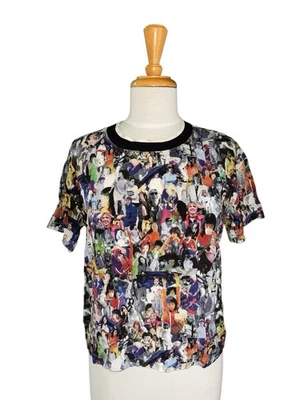 ЦЕРЕМОНИЯ ОТКРЫТИЯ шелк ворота футболка людей коллаж печать футболка многоцветный размер 2 - Изображение 1 из 4