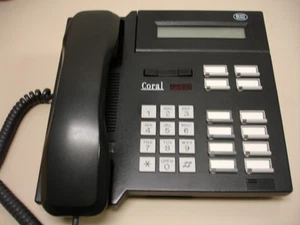 One Refurbished Black Tadiran Coral DKT-1110 Phone (Tadiran DKT1110) - Picture 1 of 1