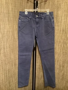 Michael Kors Parker Slim Fit Twilight Blue Gray Jeans NWT 32x32 - Picture 1 of 12