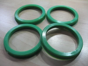 Set of (4) Hub Center Rings Centric Rings 72.6mm to 78.0mm #M101KD - Picture 1 of 2