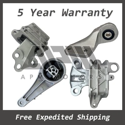 K4423 For 2018-2022 GMC Terrain 1.5L 4WD AUTO Engine & Transmission Mount Kit 4X - Image 1 of 4