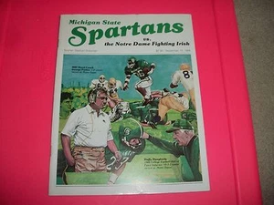 MICHIGAN STATE VS. NOTRE DAME PROGRAM 9-15-1984 - Picture 1 of 4