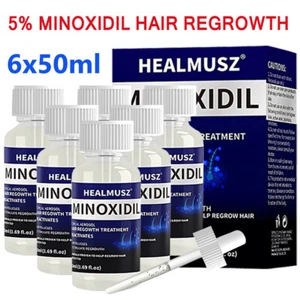 6 Pack Minoxidil 5% Extra Strength Hair Regrowth Treatment 50mL, 6 Month Supply - Bild 1 von 19