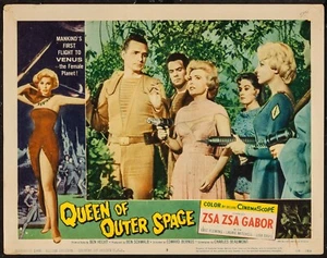 QUEEN OF OUTER SPACE [1958] Original Lobby Card - Zsa Zsa Gabor - Picture 1 of 1