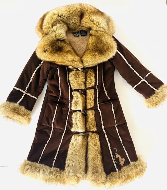 Couture Hélène 80s Brown Fur Coat. Vintage Faux Fur Coat. Vegan Fur. Fur  Vintage Jacket. Women Fur Jacket. Fluffy Teddy Coat. Gift for Her. 