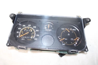 91-95 Chevy 1500 Gmc G10 Vandura VAN Cuadro de instrumentos VELOCÍMETRO medidores 205 k Foto 1 de 4
