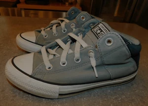 Converse All Star Chuck Taylor Junior Kids Shoes Gray 4 M Canvas Mid Top Sneaker - Bild 1 von 10