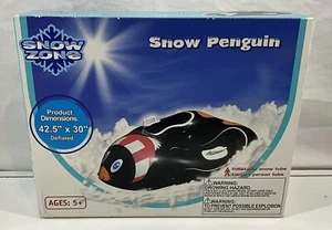 2017 Snow Zone Schnee Pinguin aufblasbarer Snow Tube 42,5 x 30 Alter 5+ - Bild 1 von 2