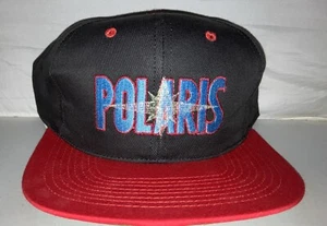 De colección Gorra Polaris Snapback Años 90 ATV Moto de Nieve Rzr Slingshot Surt Hecha en Estados Unidos - Imagen 1 de 3