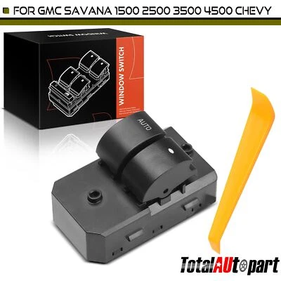 Power Window Switch for GMC Savana 2500 3500 2008-2023 Chevy Front Diver Left - Image 1 of 4