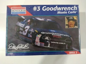 Monogram #3 Goodwrench Monte Carlo Dale Earnhardt !:24 scale skill 2 2447 - Picture 1 of 6