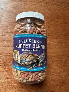 Fluker's Buffet Blend Aquatic Turtle Food, 7.5-Ounce Turtle Food Shrimp Pellets