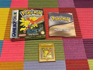 Pokemon Oro Versione Inglese Completo di Scatola e Manuale - Versione Europea - Foto 1 di 7