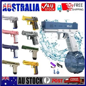 Automatic Electric Water Guns Pistol Summer Squirt Blaster-Gun Outdoor Pool Toys - Picture 1 of 24