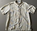 Tommy Bahama Men Multicolor 100% Silk Short Sleeve Button Pocket Shirt Sz L