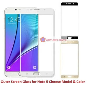 Frontscheibe Touch Glas Ersatzteil für Samsung Galaxy Note 5 5,7" Display - Bild 1 von 18