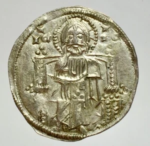 SERBIA - STEFAN UROS II 1282-1321 -AG/ GROSSO IMITAZIONE DI VENEZIA - Picture 1 of 2