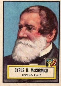 1952 LOOK N SEE #72 CYRUS McCORMICK NICE NO CREASES - Picture 1 of 4