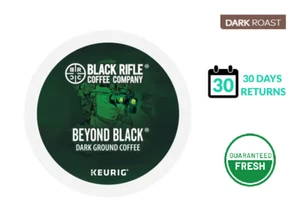 🆕☕ Black Rifle Coffee Company Beyond Black Medium Roast Keurig K-cup Coffee  - Imagen 1 de 1