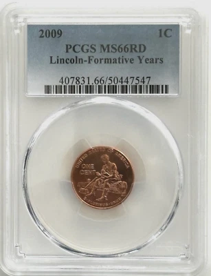 2009 1C PCGS MS66RD Lincoln-Formative Years - Image 1 of 3