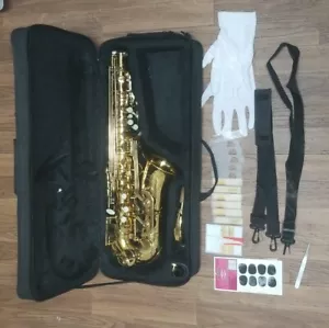 Glory Altsaxophon Saxophon mit Tragetasche & Zubehör - Bild 1 von 19