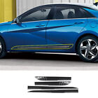 For Hyundai Elantra 2021-23 Carbon Fiber Look Body Door Side Molding Sill Guard