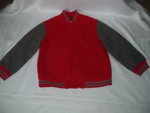 TOKYO DISNEY LAND vintage YOUTH Wool snap down BOMBER JACKET ~~ Made in Japan - Picture 1 of 9