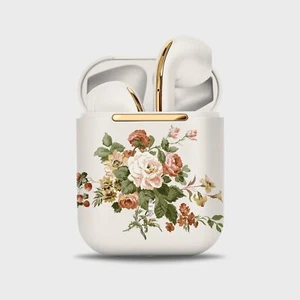 Laura Ashley Bluetooth Earbuds Headphones True Wireless Stereo Mic Rosemore - Picture 1 of 8