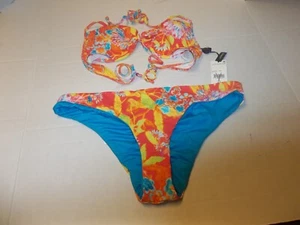 NWT Womens Size L Polo Ralph Lauren Mumbai Floral 2 Piece Bikini Top & Bottoms - Picture 1 of 5