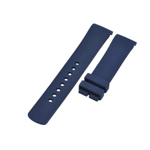 A13018G 22mm Blue Rubber Watch Strap For Nautica - Picture 1 of 6