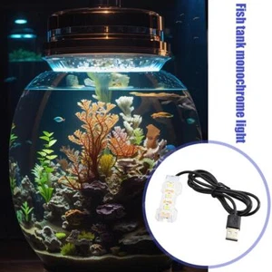 Waterproof LED USB Aquarium Small Aquatic Plant Light Underwater Lights S4O4 - Picture 1 of 12