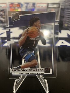 2020/21 Donruss Clearly Rated Rookie ANTHONY EDWARDS T-Wolves RC #96
