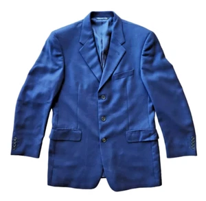 Herren ERMENEGILDO ZEGNA Coppley Marineblau Wolle Blazer Anzug Jacke Größe 40R - Bild 1 von 11
