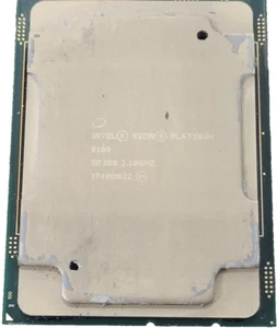 INTEL SR3B0 XEON Platinum 8160 2.1GHZ 33M 24 CORE CPU Processor #73 - Picture 1 of 2
