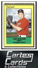 Frank Merigliano 1991 ProCards #1453  Birmingham Barons