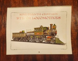Ninteenth Century Steam Locomotives 1982 Calendar - used - Picture 1 of 5