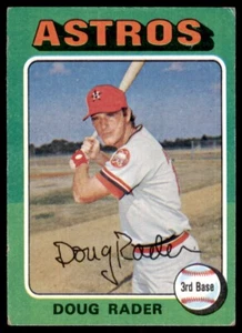 1975 TOPPS DOUG RADER HOUSTON ASTROS #165. - Picture 1 of 2