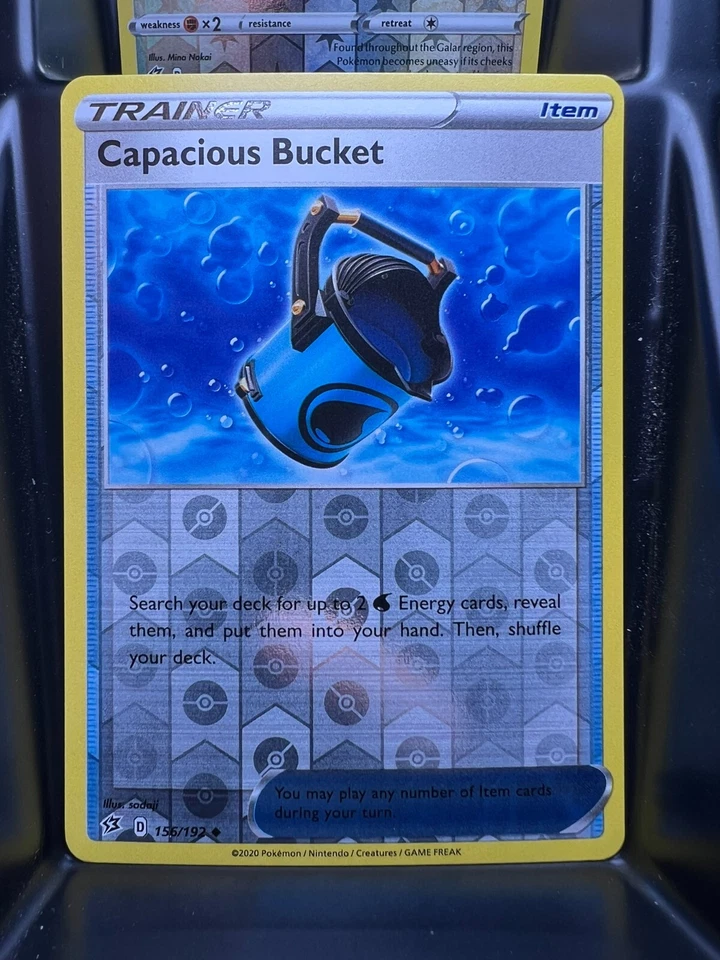 Capacious Bucket 156/192 Swsh02: Rebel Clash Reverse Holo - Image 1 of 1