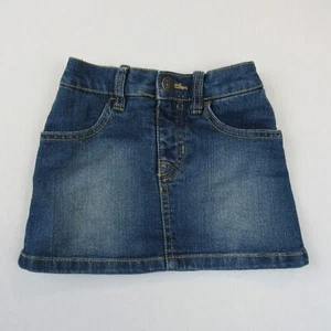 The Children's Place Denim Skort Toddler Girl's Size 4T Snap Button Closure - Picture 1 of 7
