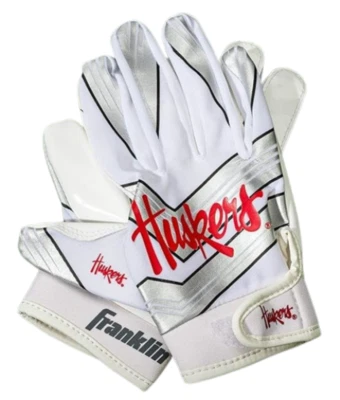 Nebraska Cornhuskers Kids NCAA Receiver Gloves (Youth XS/S) AB07XMMC77H3 - Image 1 of 4