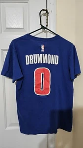 GUC Adidas NBA Detroit Pistons #0 Andre Drummond T-Shirt Size Men's Medium  - Picture 1 of 6
