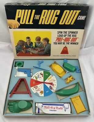 Juego Pull The Rug Out 1968 de Schaper completo en excelente estado envío gratuito Foto 1 de 4