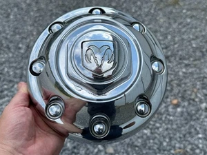 DODGE RAM 2500 3500 OEM WHEEL CENTER CAP CHROME 2000 2001 2002 52039098 80207 - Picture 1 of 5