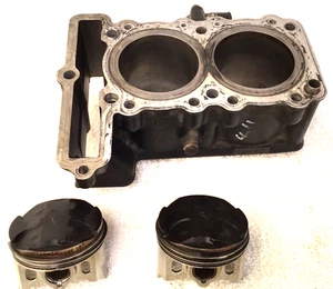 1988 - 2007 Kawasaki Ninja 250R Cylinder Jugs With Pistons EX250 OEM - Picture 1 of 14