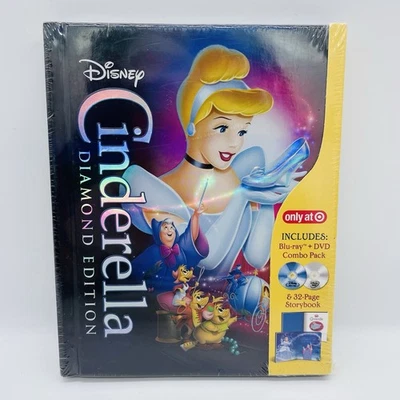 Cinderella (Blu-ray / DVD 2012) - Diamond Edition Target Excl. w/ Book SEALED - Image 1 of 4